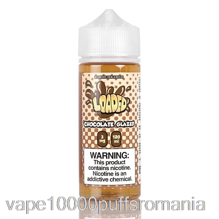 Gogoașă Glazurată Cu Ciocolată Vape Romania - E-lichid încărcat - Vapori Nemilos - 120ml 3mg